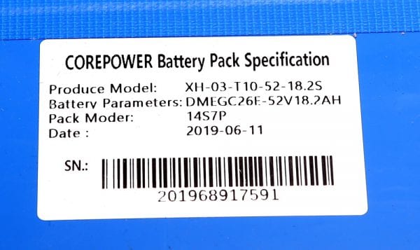 Аккумулятор электросамоката Starway MonSter  T10DDM (два контроллера) , Zero 10 , 52V18,4Ah