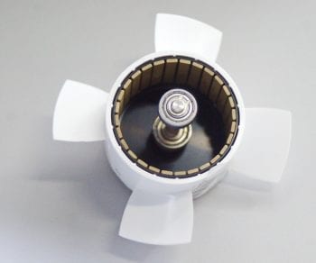 Ротор в сборе с гребным винтом подводного скутера - Mix - White