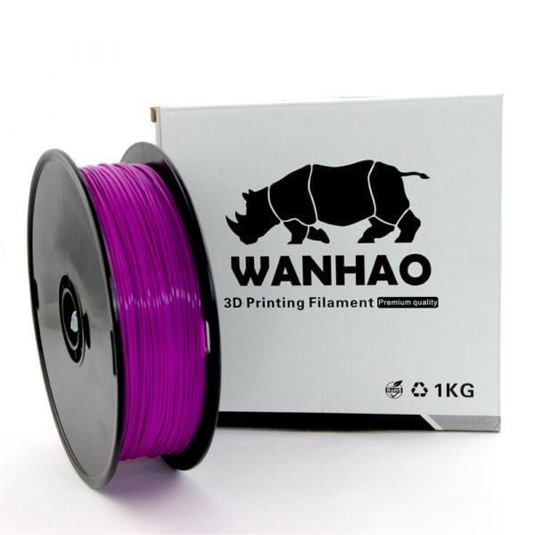 PLA пластик Wanhao, 1.75 мм, purple, 1 кг